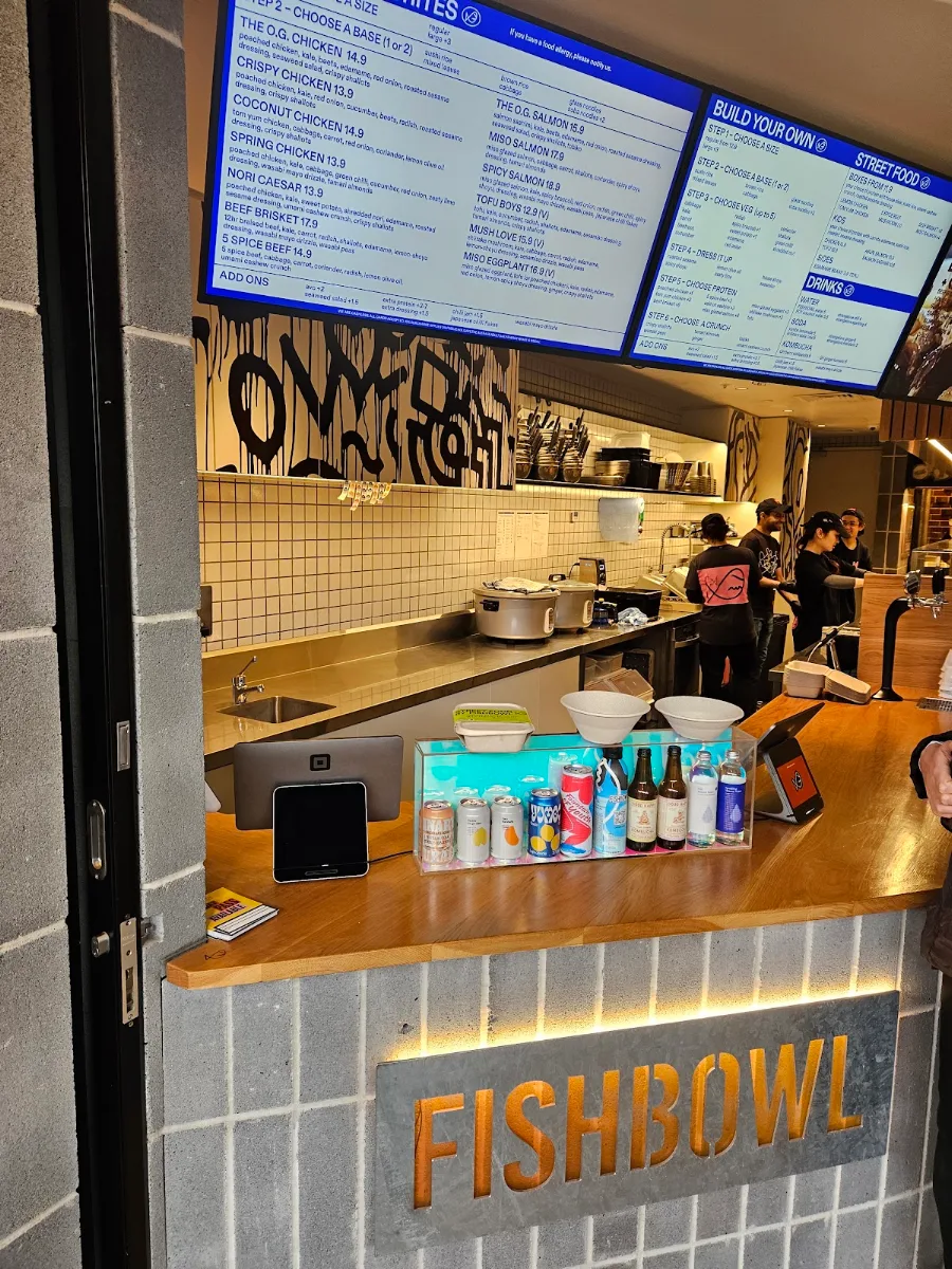 Menu, FISHBOWL - South Eveleigh