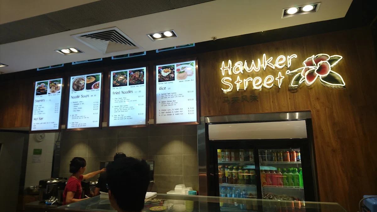 Menu, Hawker Street