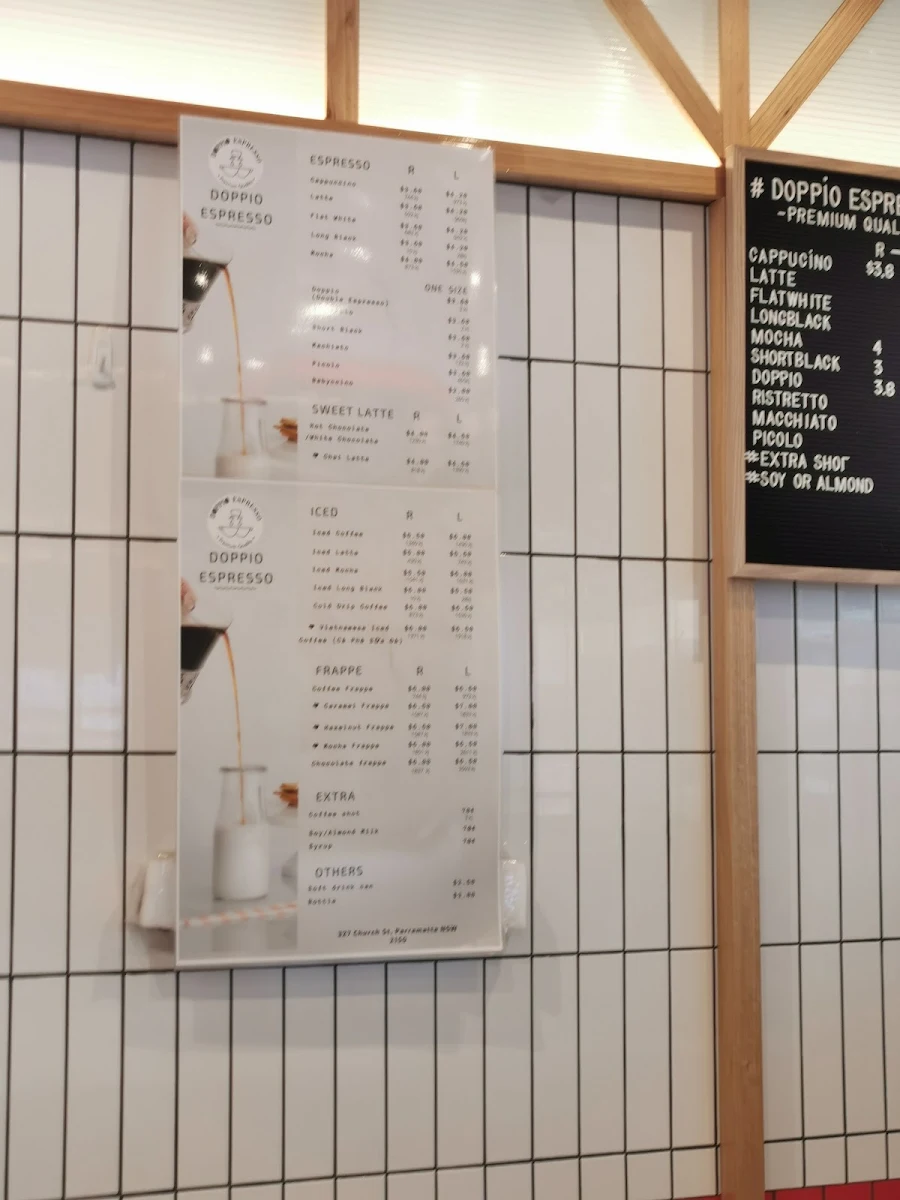 Menu, Gong cha | Parramatta (Eat Street)
