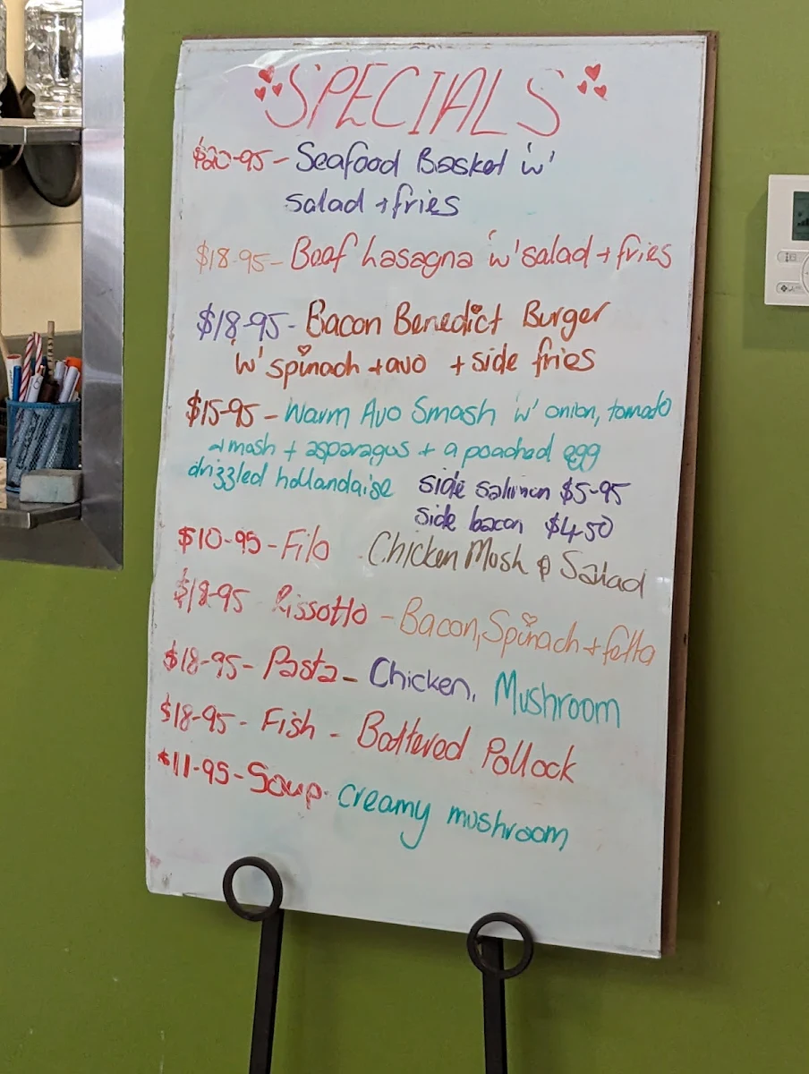 Menu, Luv a Coffee Beenleigh