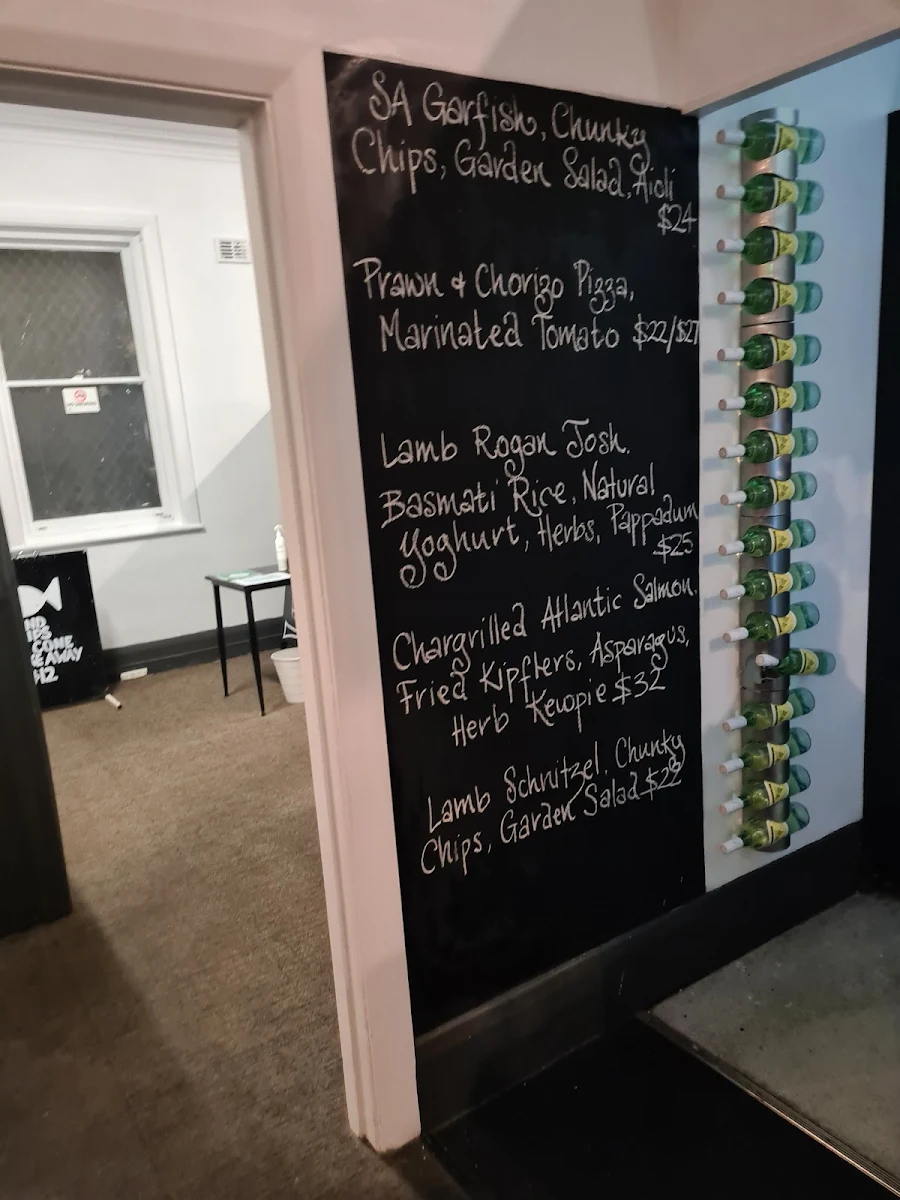 Menu, Dalrymple Hotel, Stansbury