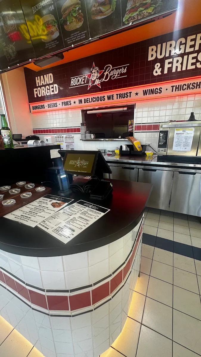 Menu, Rocket Burgers & Fries Traralgon