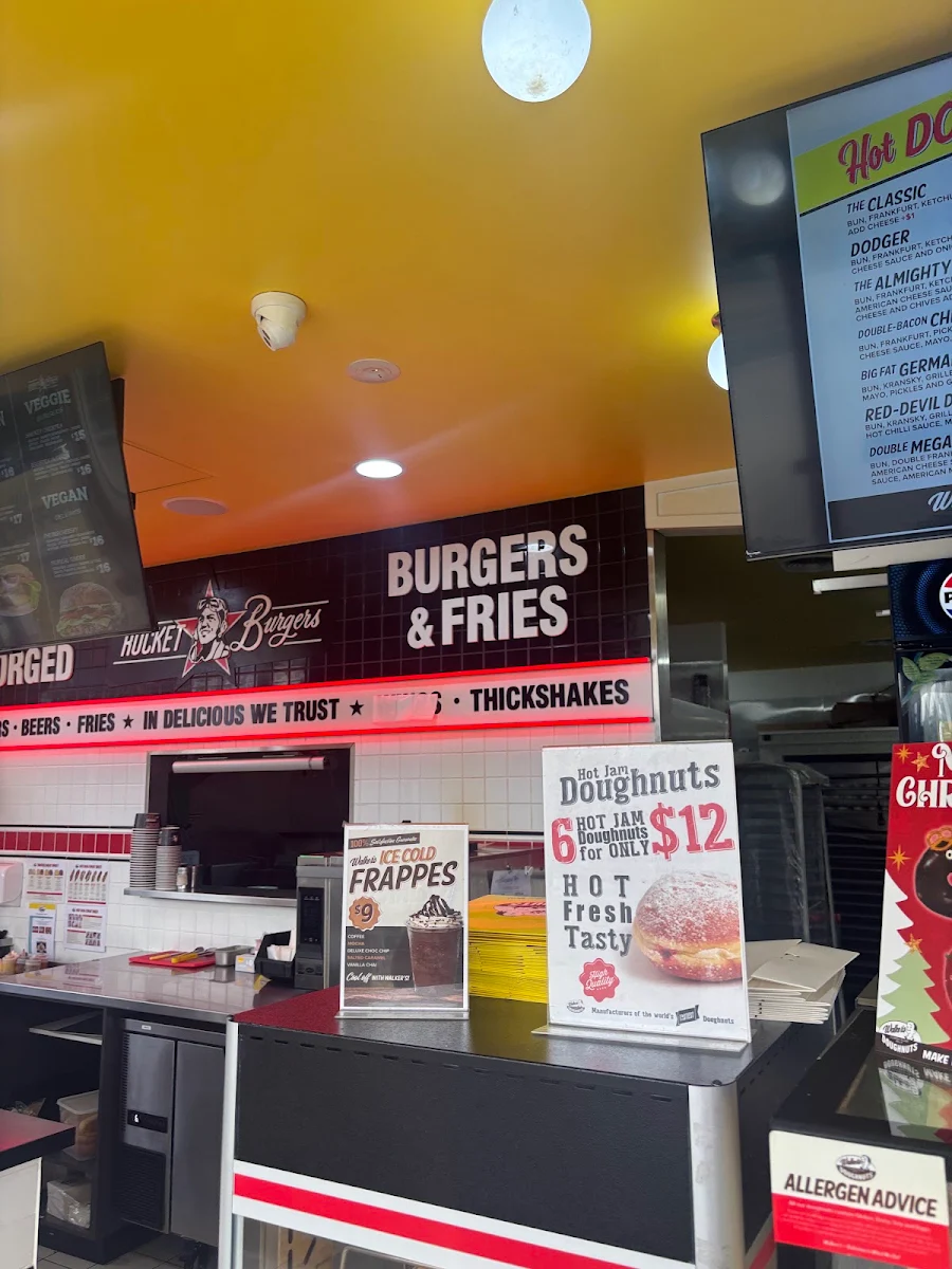 Menu, Rocket Burgers & Fries Traralgon