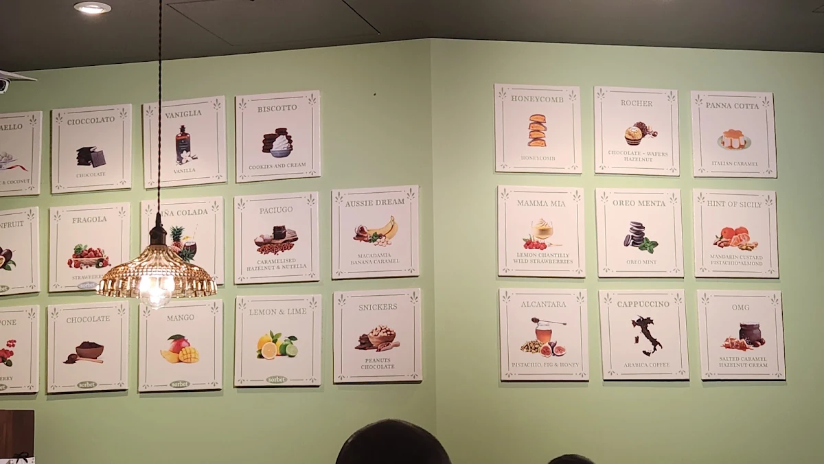Menu, My Gelato