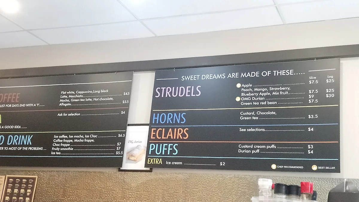 Menu, Freddie Strudels