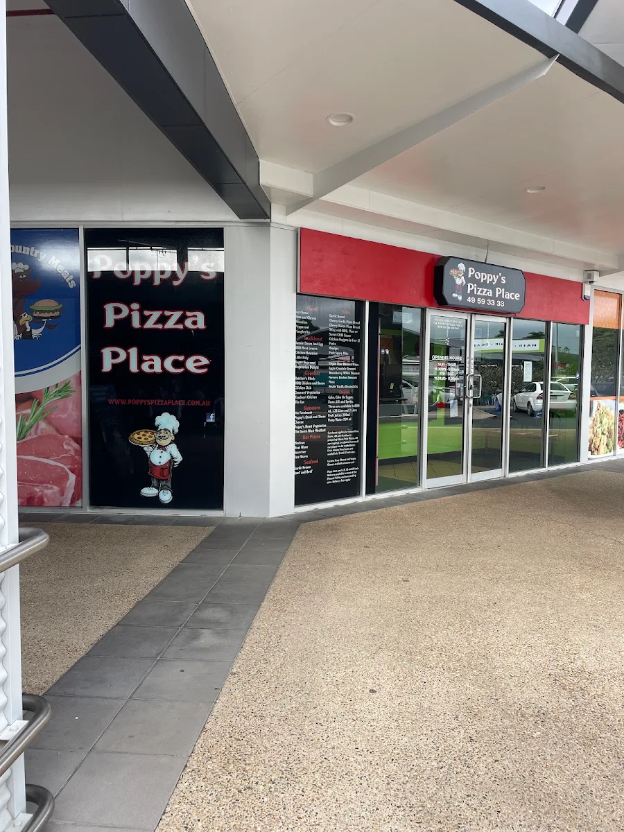 Menu, Poppy's Pizza Place