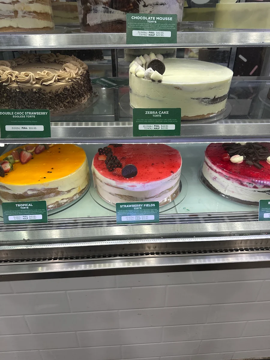 Menu, The Cheesecake Shop Cranbourne