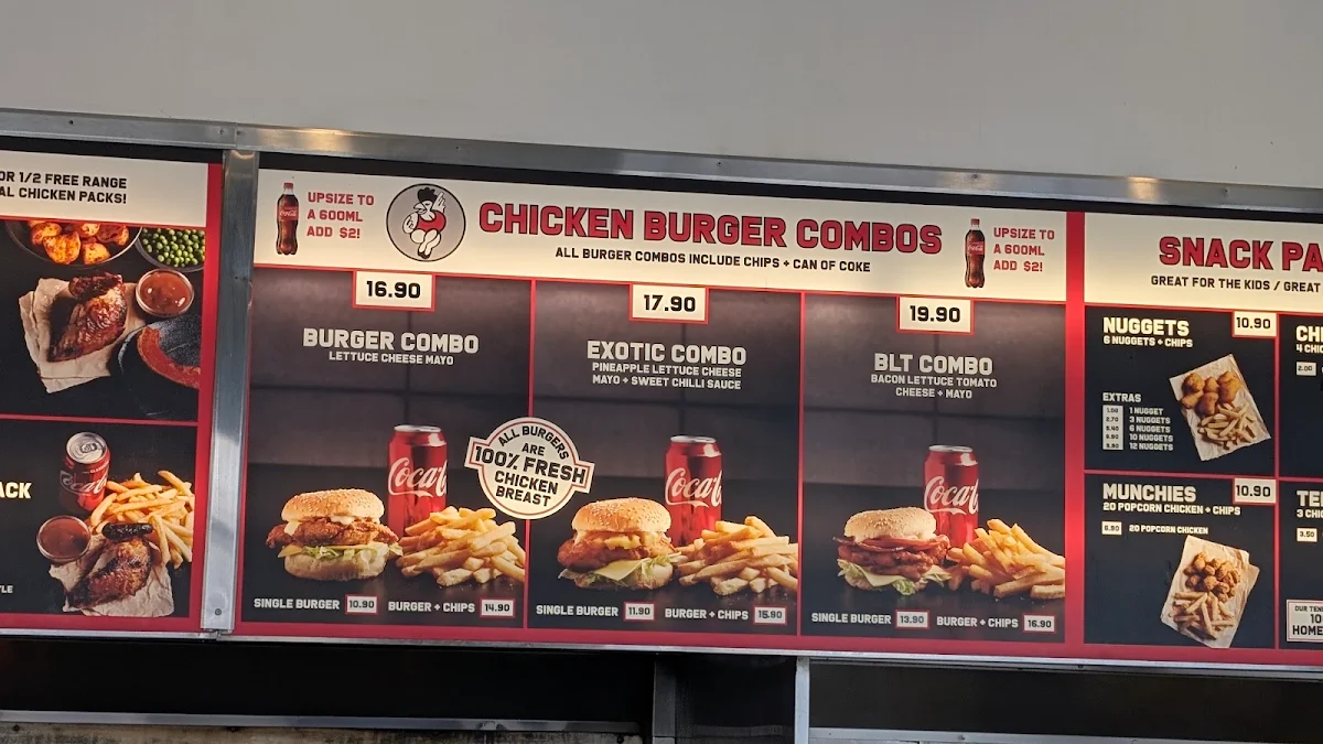 Menu, The Original Charcoal Chicken