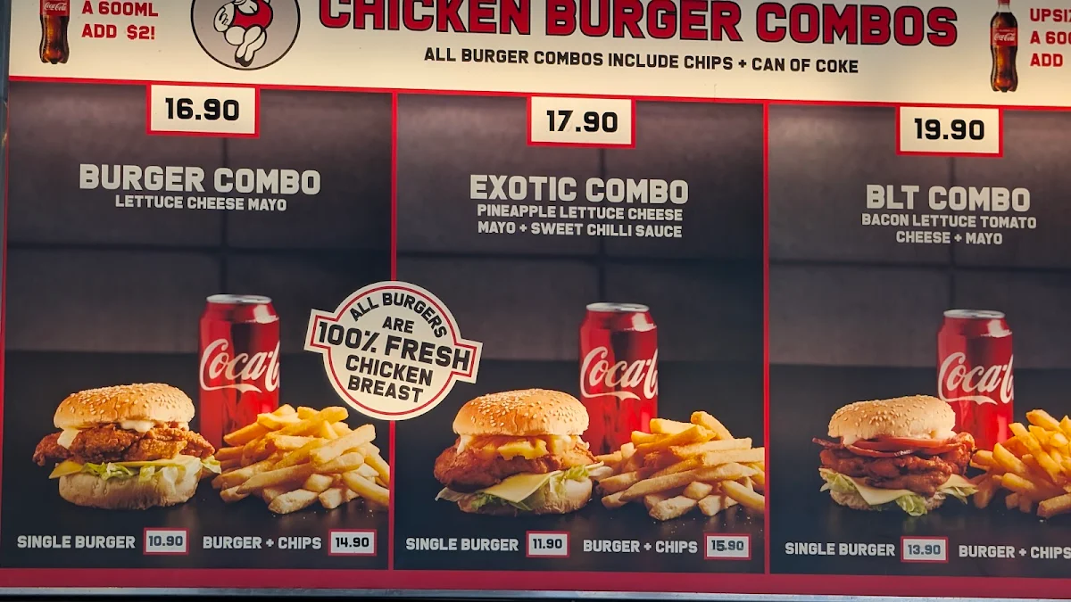 Menu, The Original Charcoal Chicken