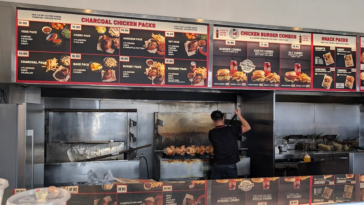 Menu, The Original Charcoal Chicken