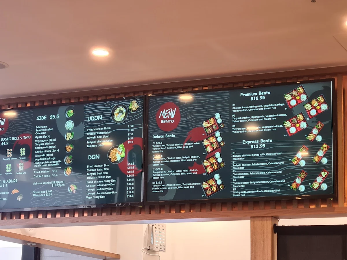 Menu, Hokkaido Sushi Howrah