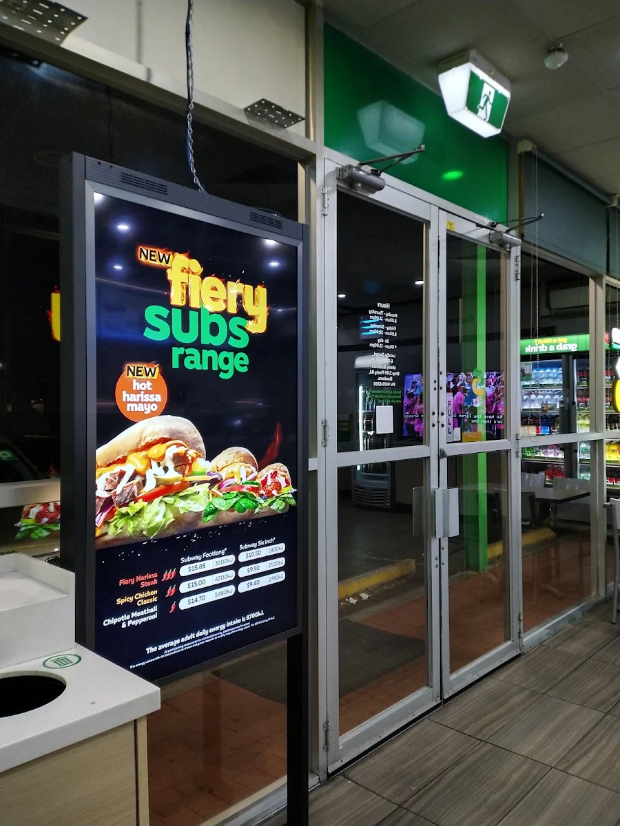 Menu, Subway