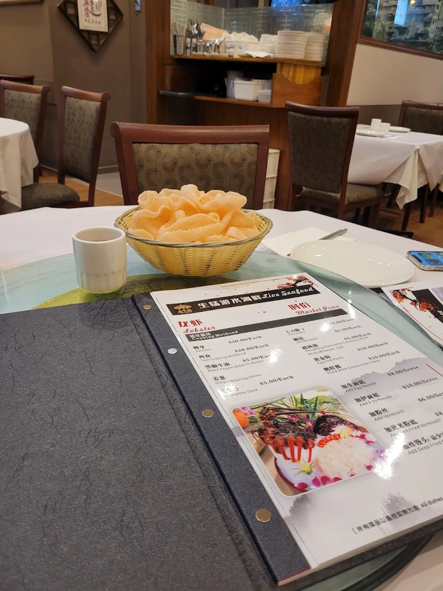 Menu, Taste of Cantonese粤唯鲜