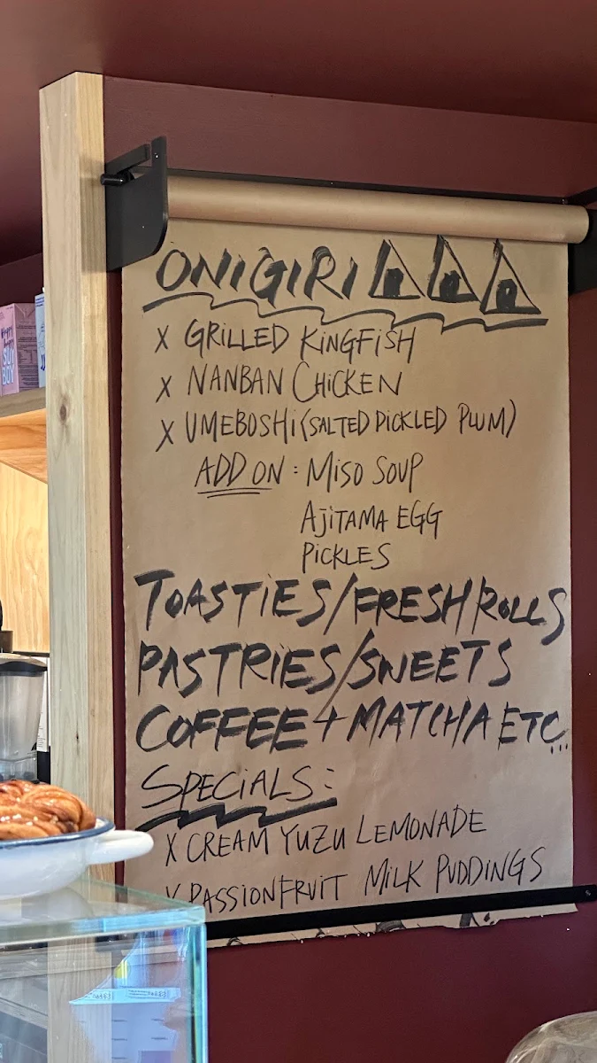 Menu, ima Pantry