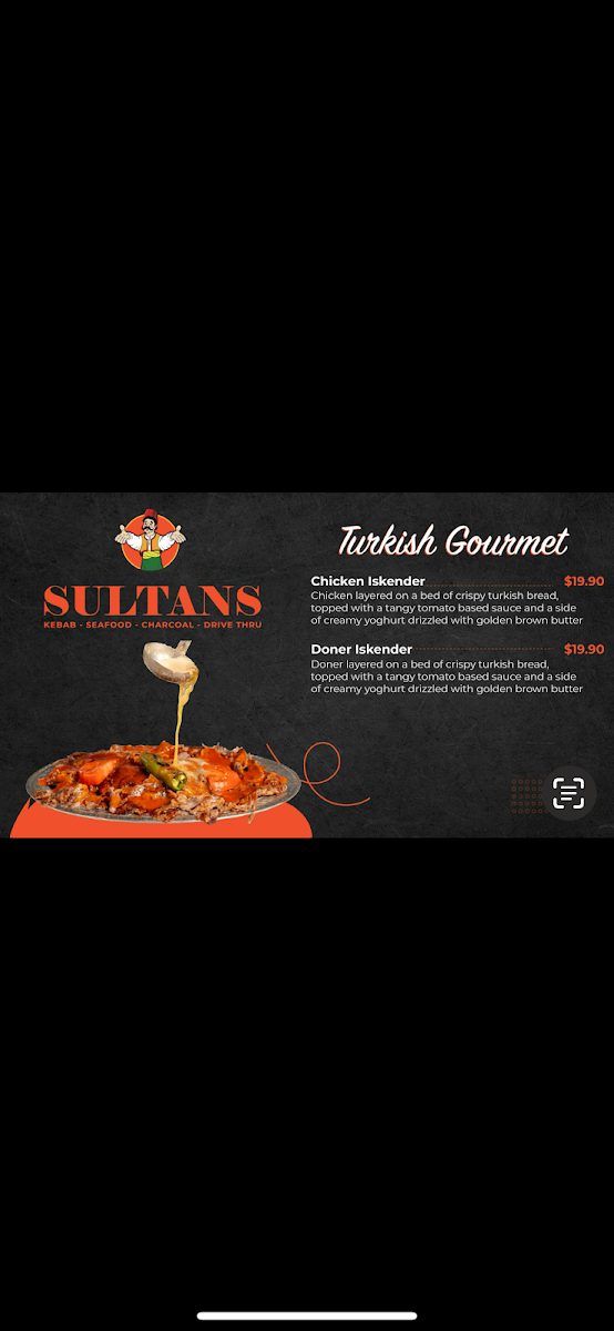 Menu, Sultans