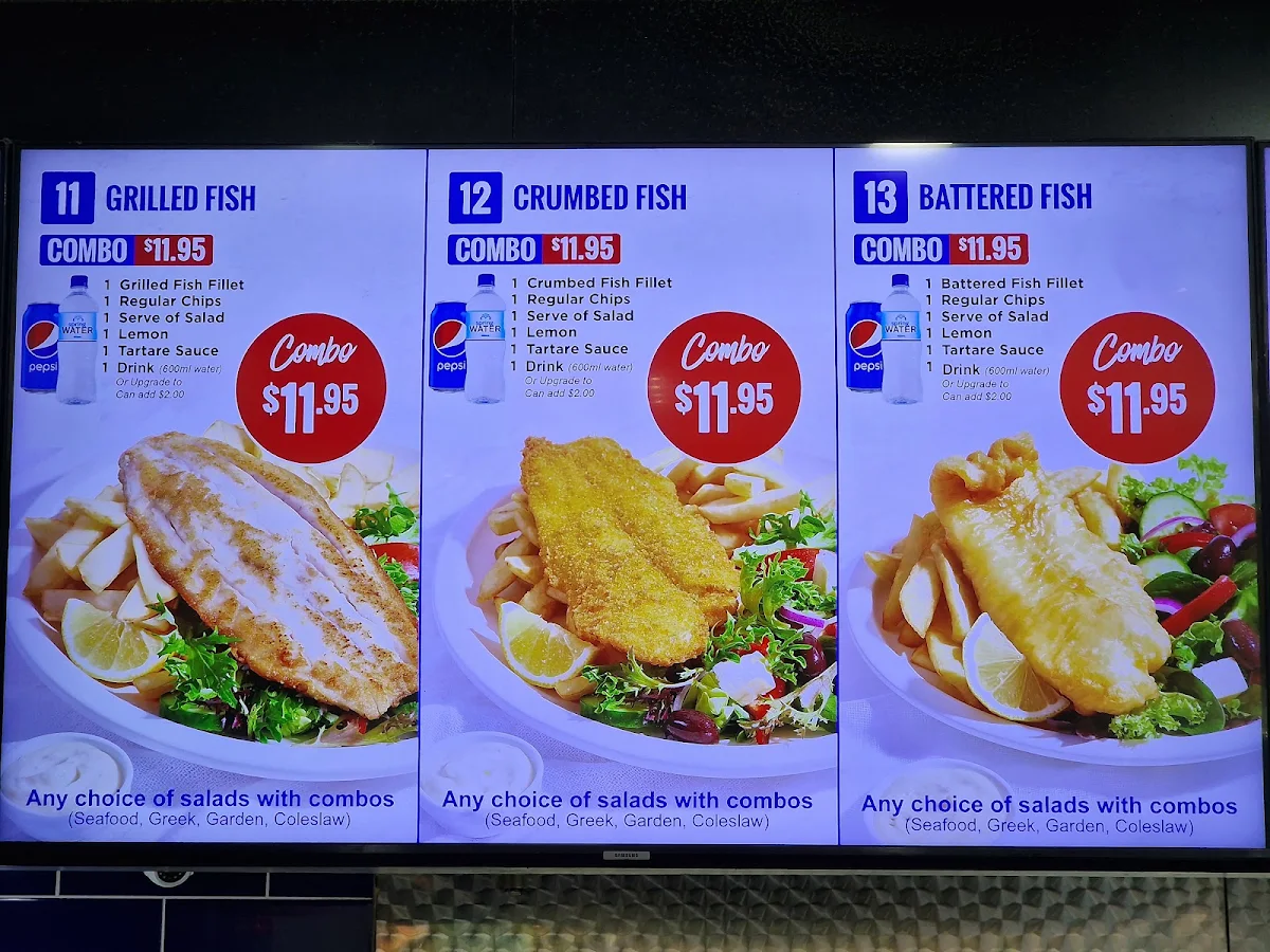 Menu, Fish & Chix