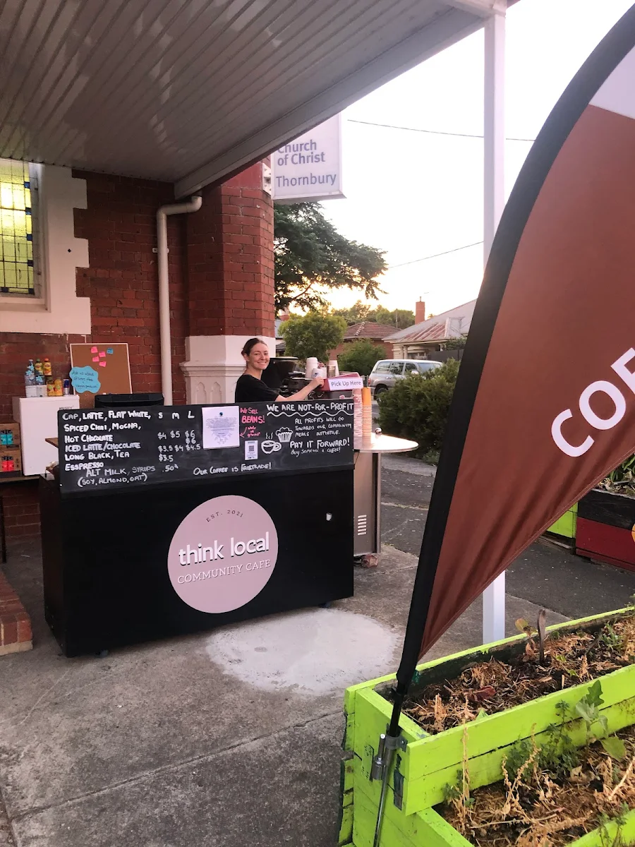 Menu, Think Local Community Cafe