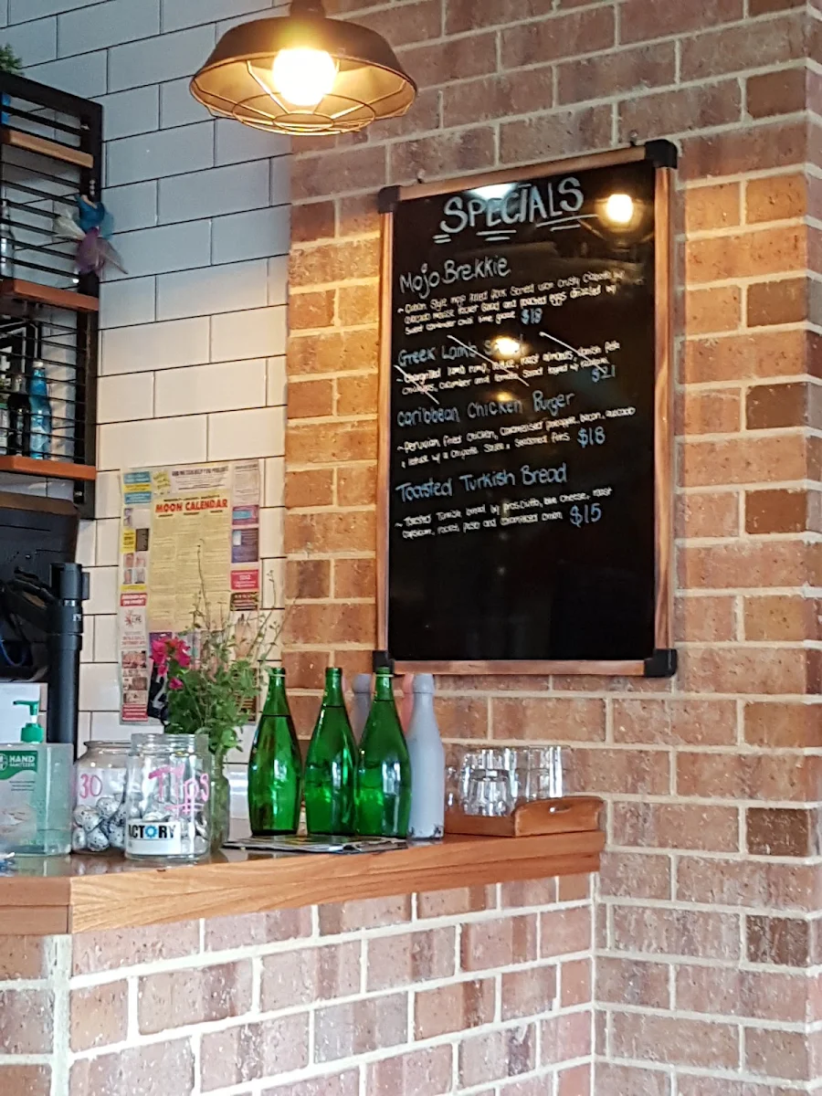 Menu, Coffee Factory Cafe