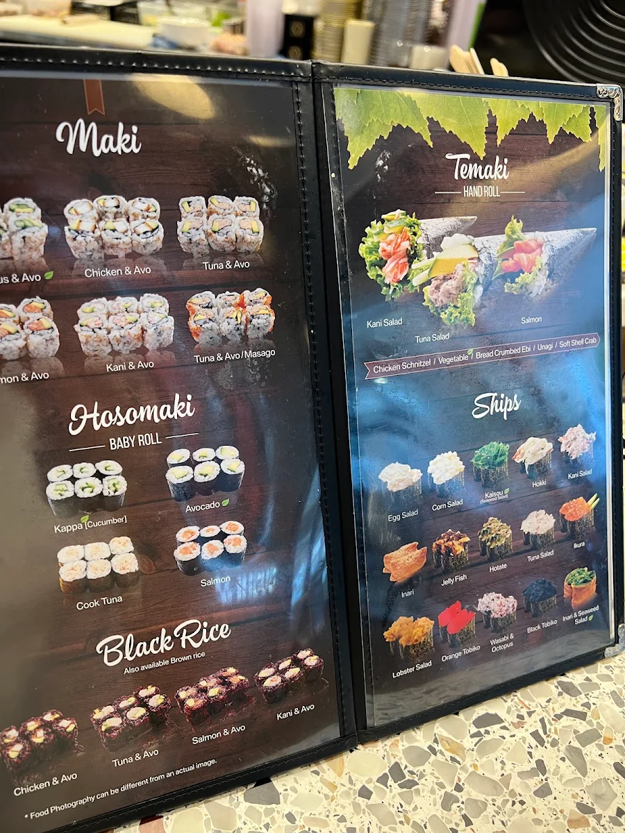Menu, Sushi Musa - Penrith