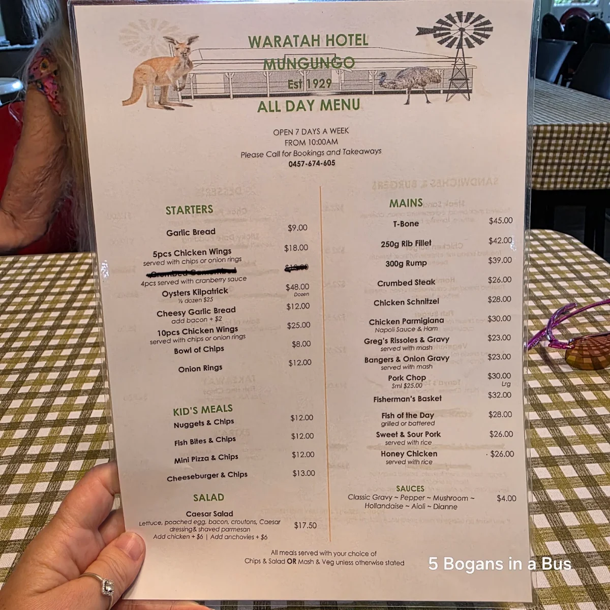 Menu photo 1