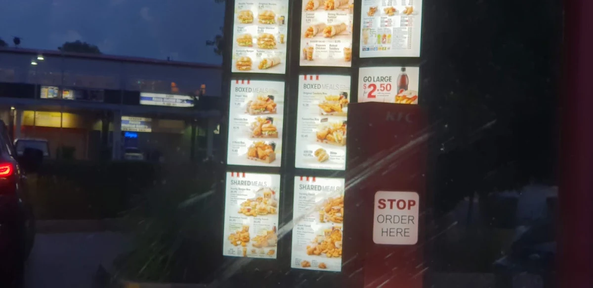 Menu, KFC Deagon
