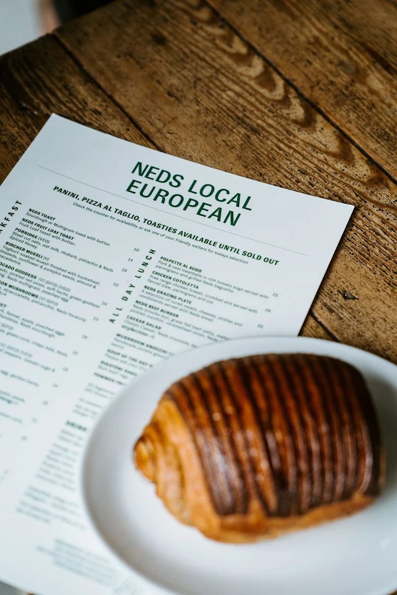 Menu, Ned's Albert Park