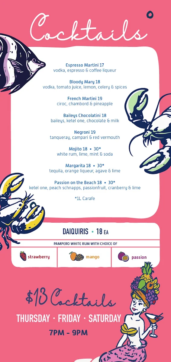 Menu, The Ettalong