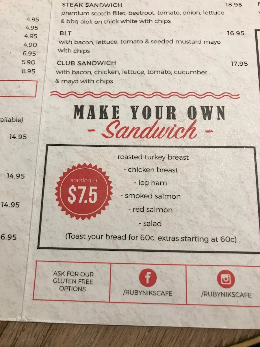 Menu, Rubyniks Miranda