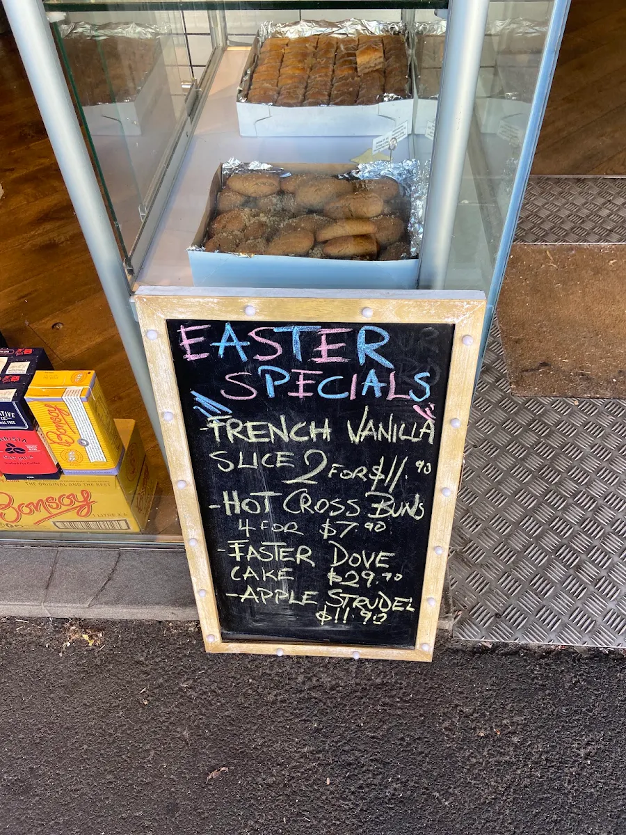 Menu, Balwyn Espresso