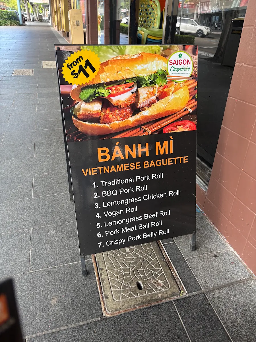 Menu, Saigon Chopsticks (Authentic Vietnamese Cuisine)