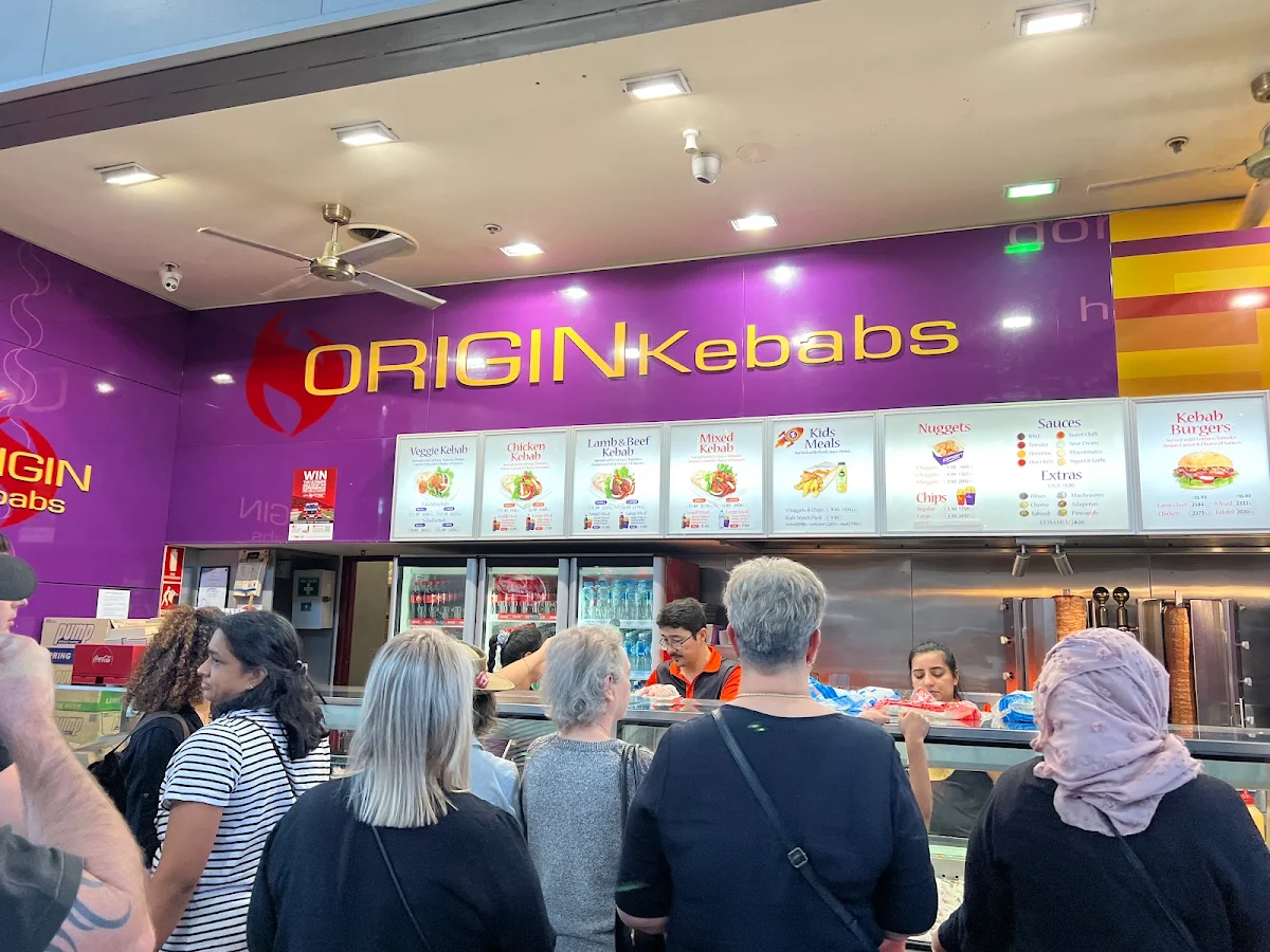 Menu, Origin Kebabs Brisbane DFO