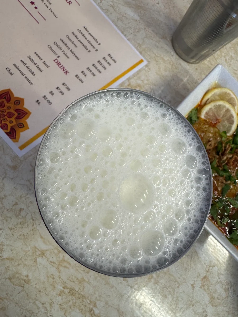 Menu, Qalandar Cafe