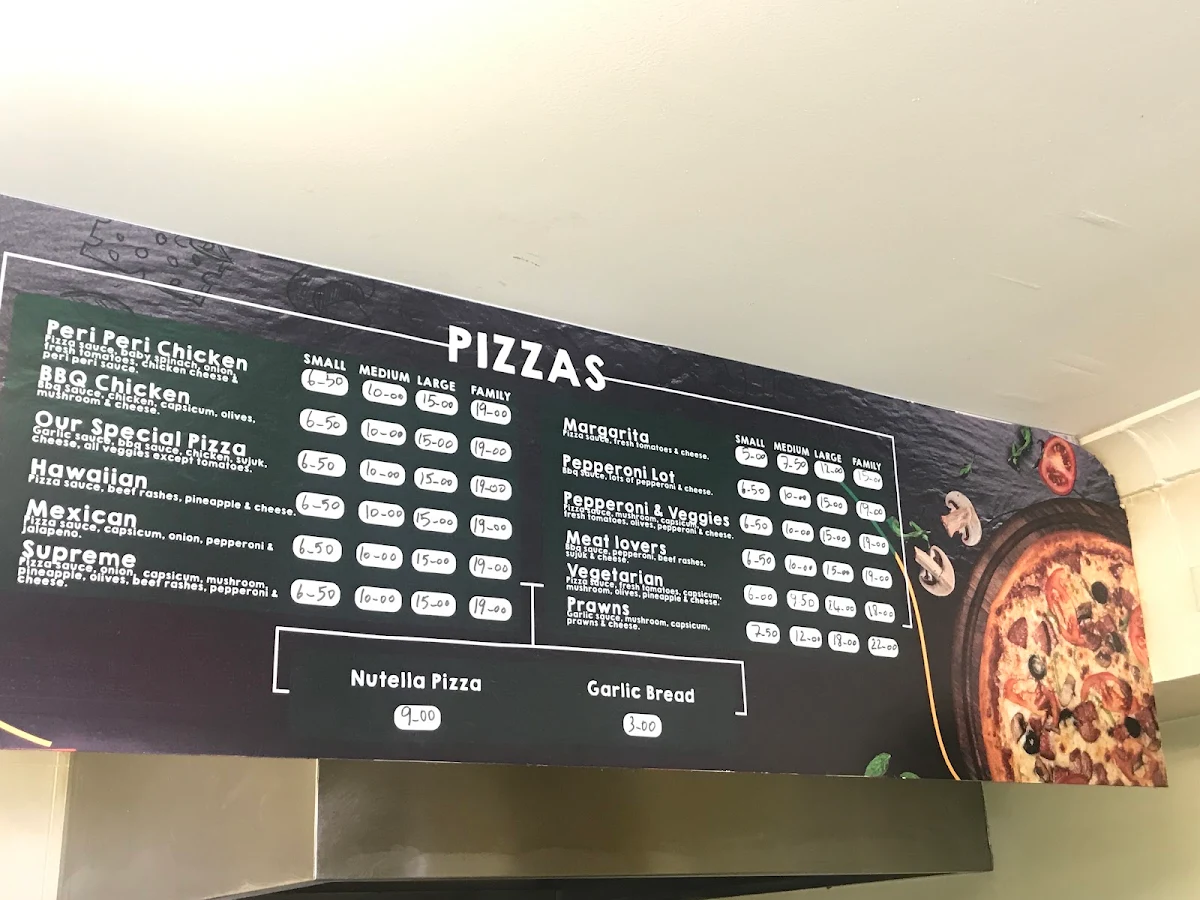 Menu, Oregano Leaf Bakery