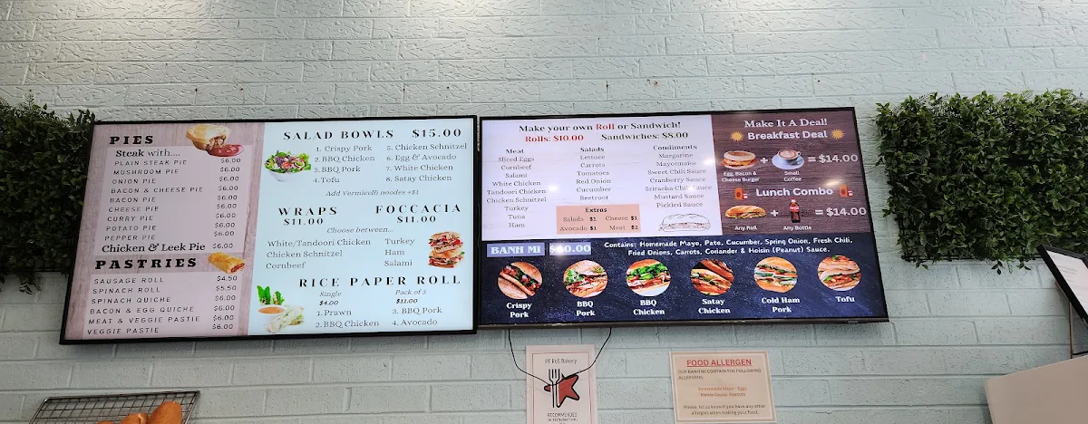 Menu, PT Roll Bakery
