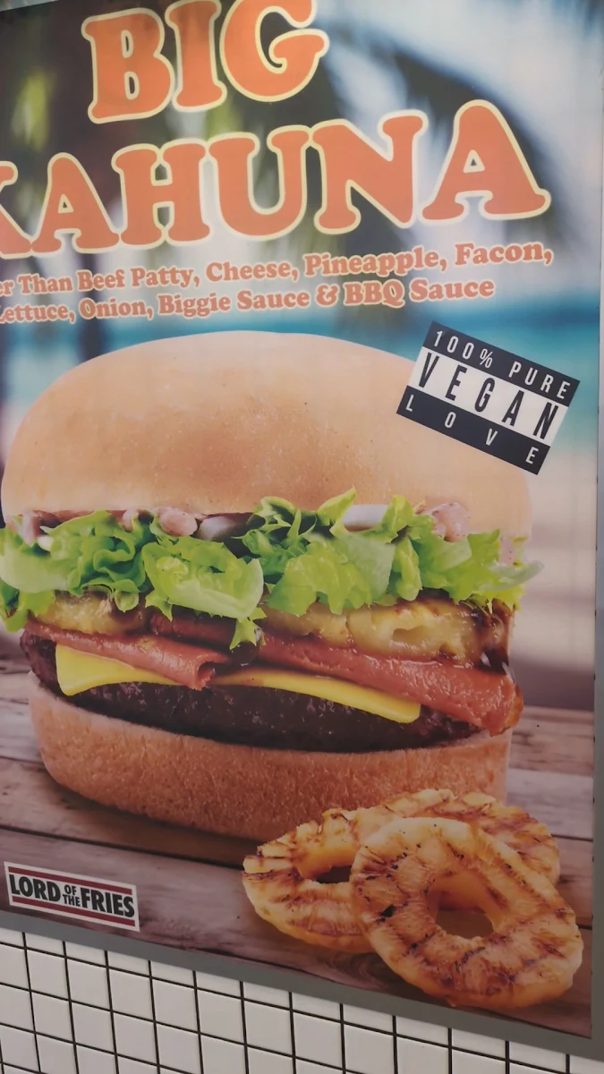 Menu, Lord of the Fries - Adelaide