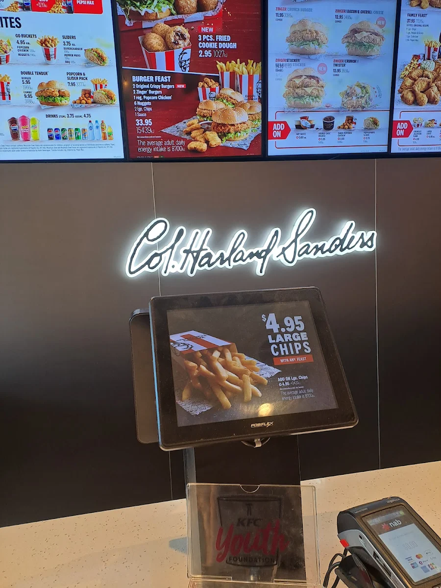 Menu, KFC Dandenong South