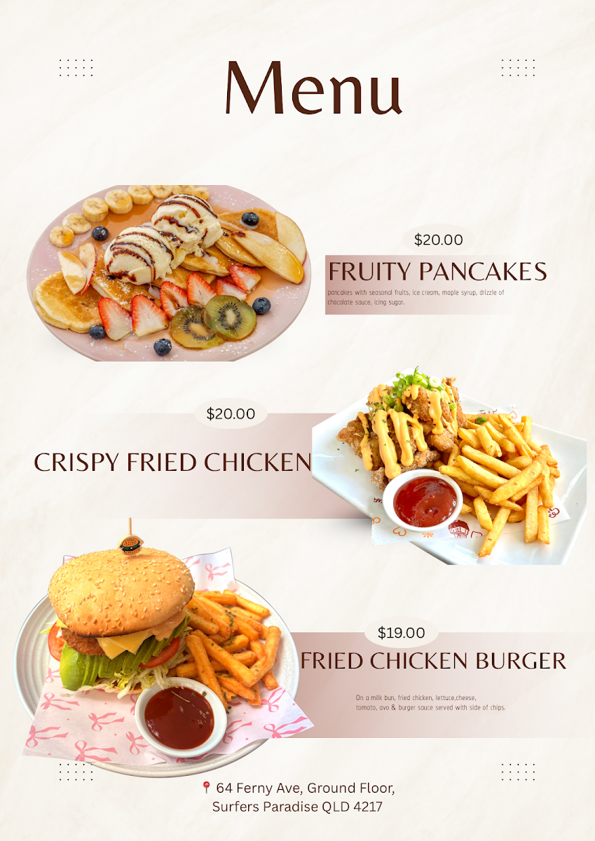 Menu, The Seava