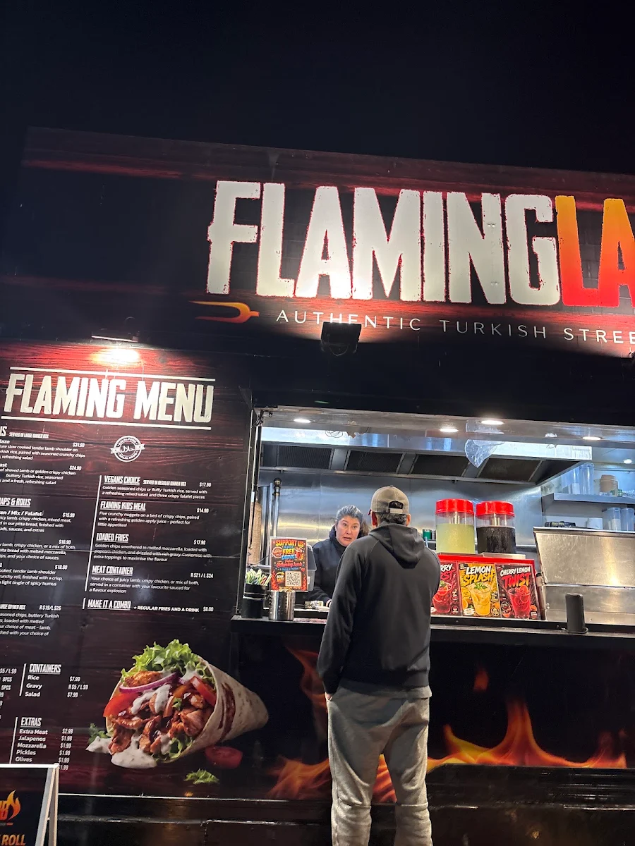 Menu, Flaming Lamb