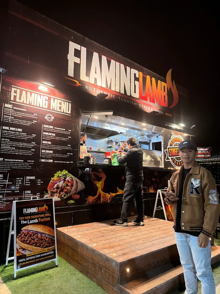 Menu, Flaming Lamb
