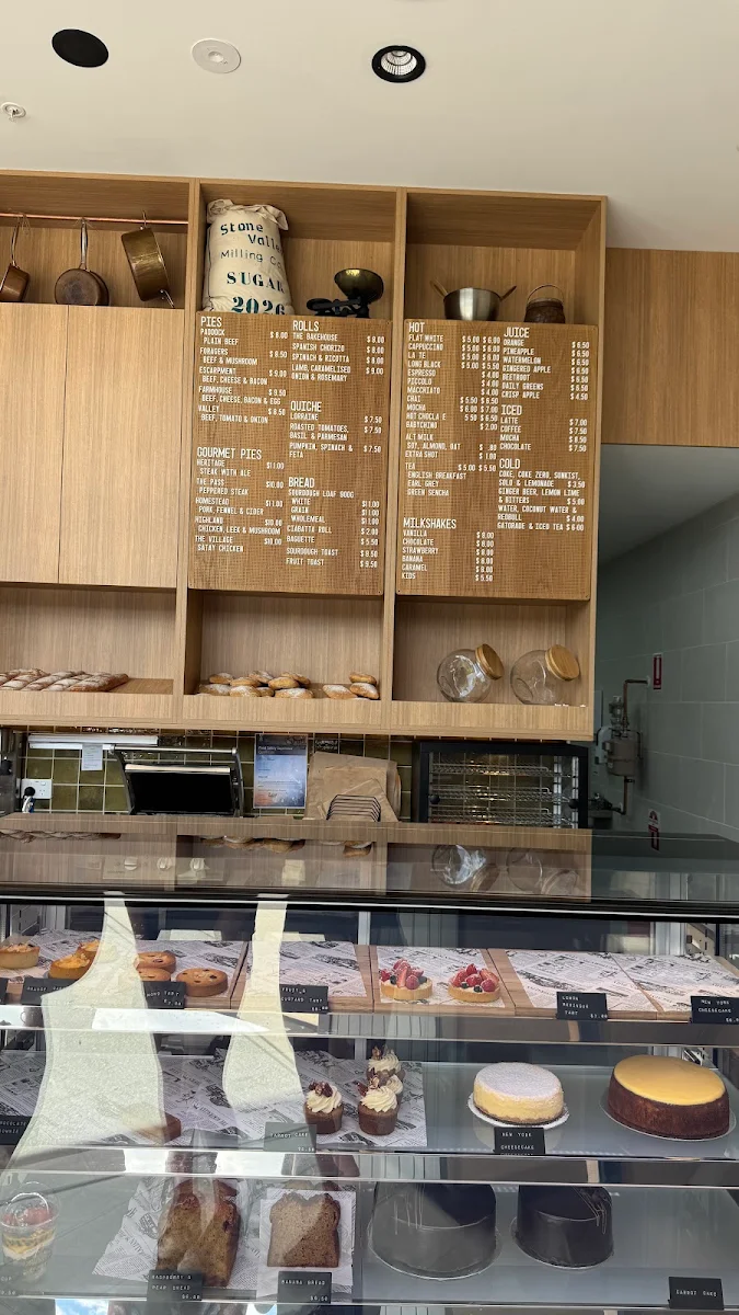 Menu, Stone Valley Bakehouse