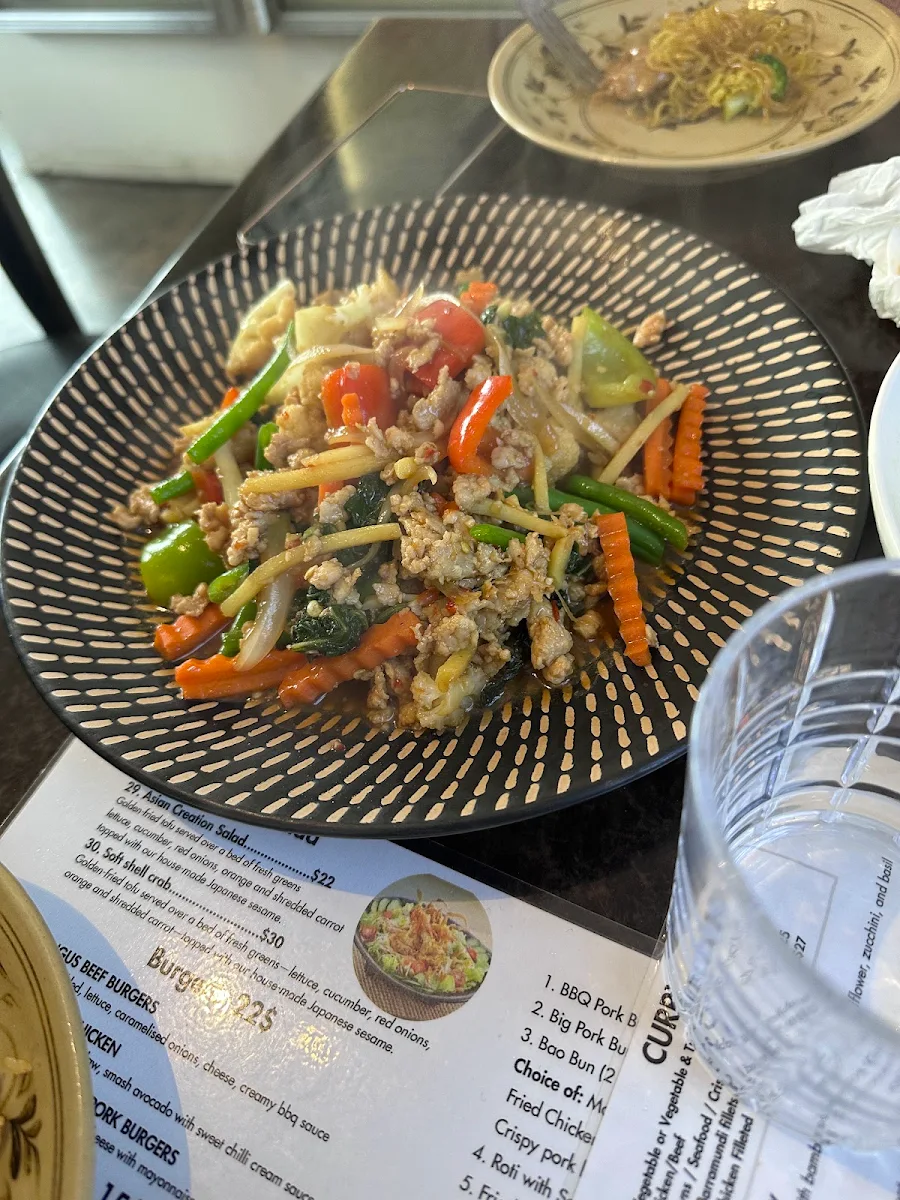 Menu, Asian creations