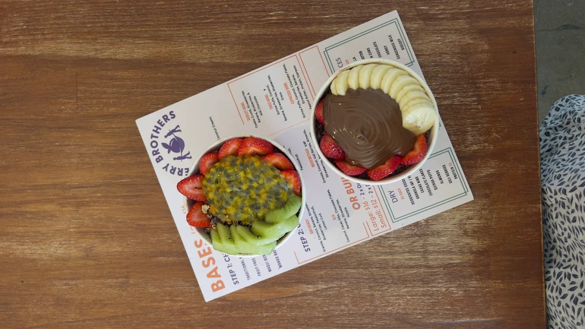 Menu, The Berry Brothers