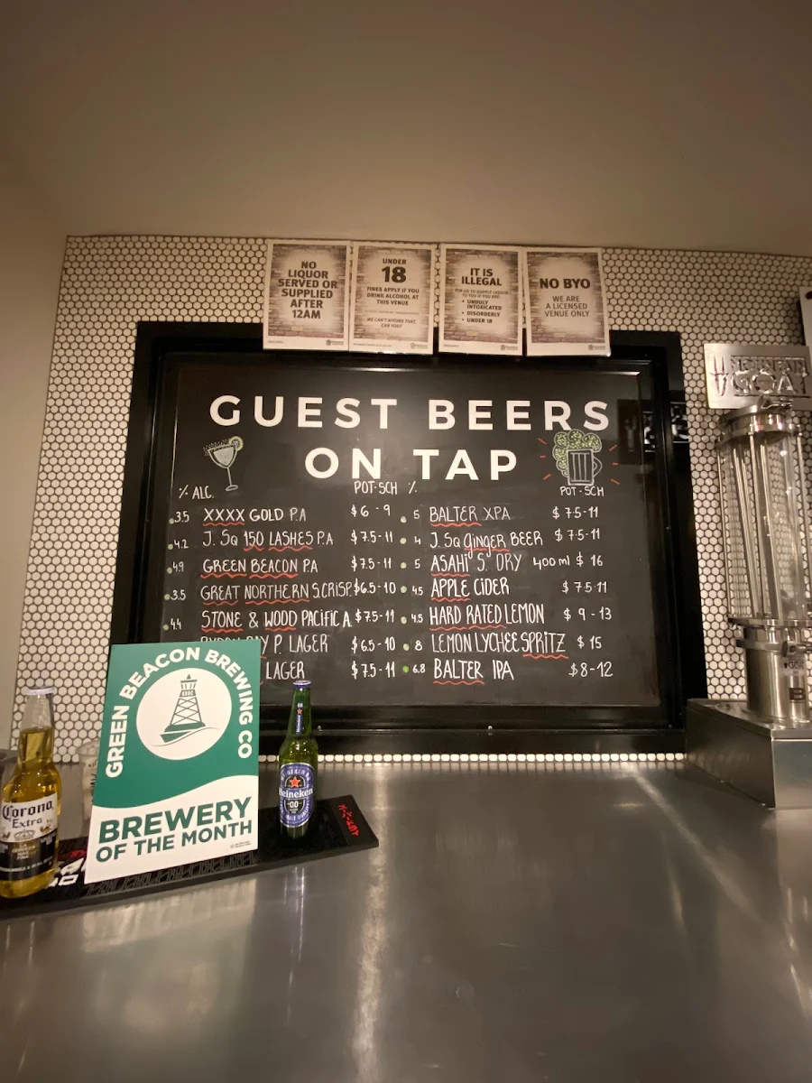 Menu, Benny's American Burger Milton
