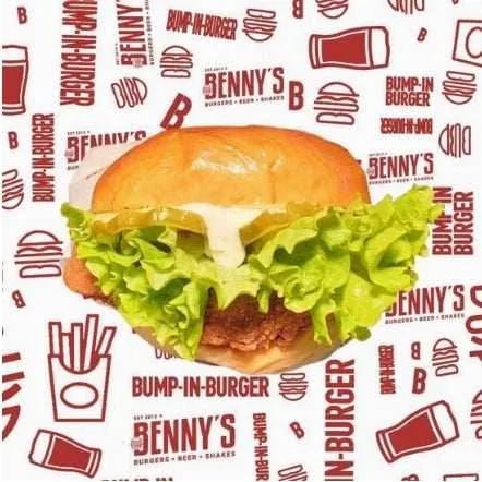 Menu, Benny's American Burger Milton