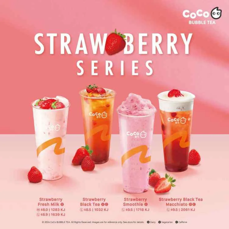 Menu, CoCo Fresh Tea & Juice Ultimo