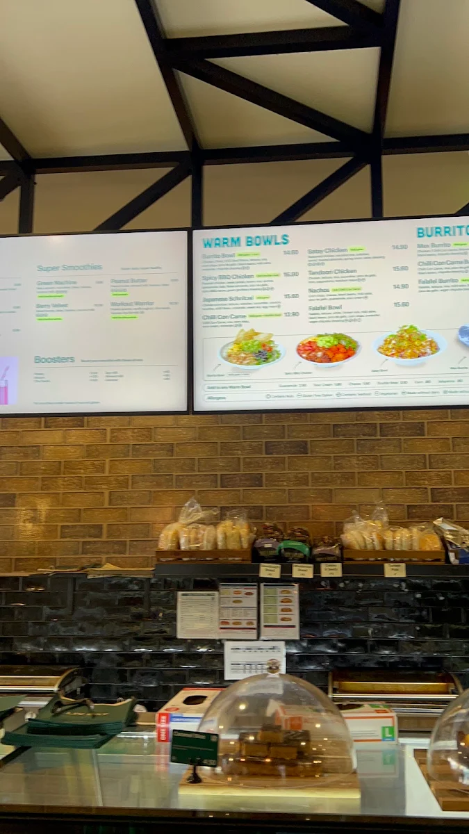 Menu, Liv Eat Healthy Eating Burnie