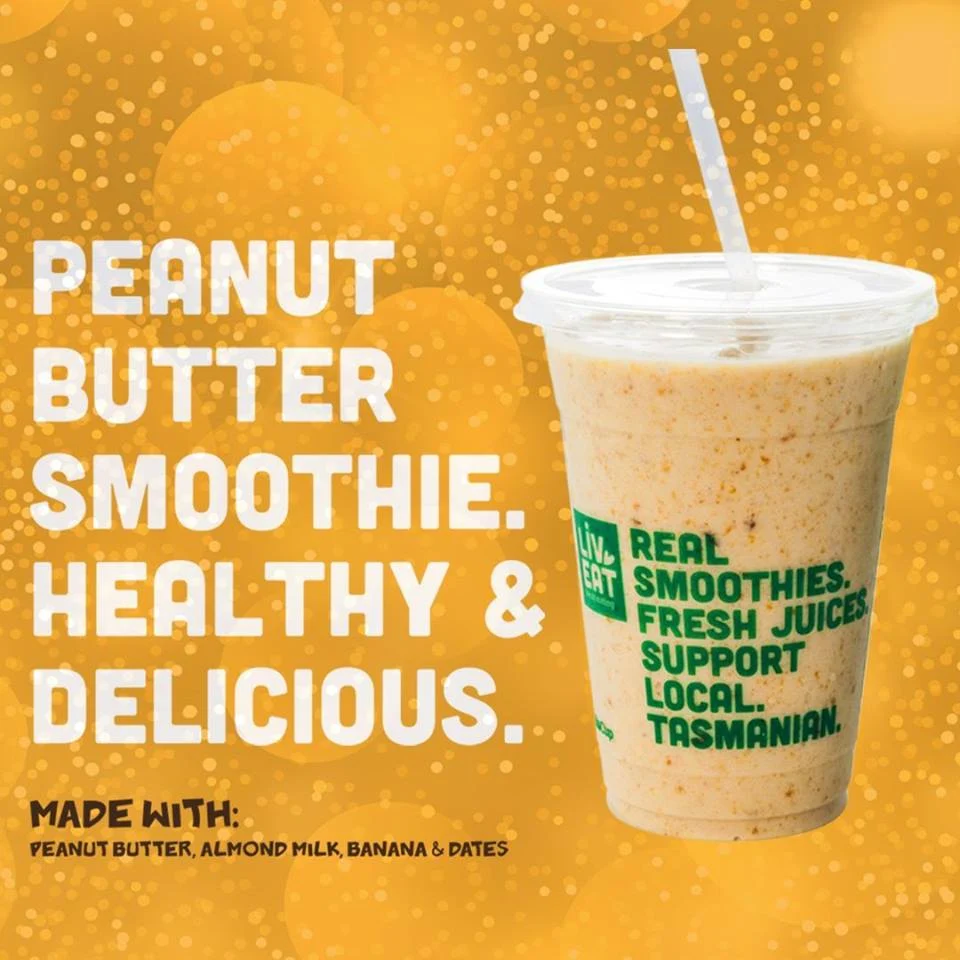 Menu, Liv Eat Healthy Eating Burnie