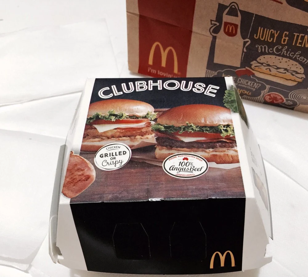 Menu, McDonald's South Perth