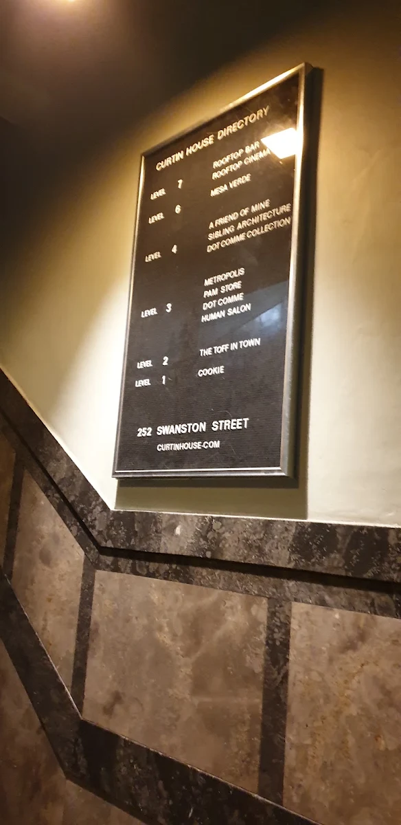 Menu, The Toff