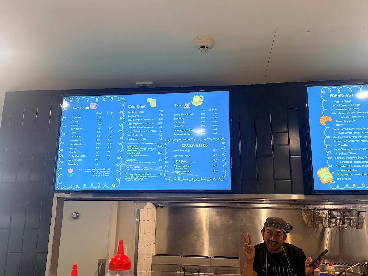 Menu, Aqua X-Press